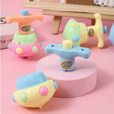 发光旋转陀螺莲花地摊热卖夜市益智幼儿园玩具学生奖品礼品带发射